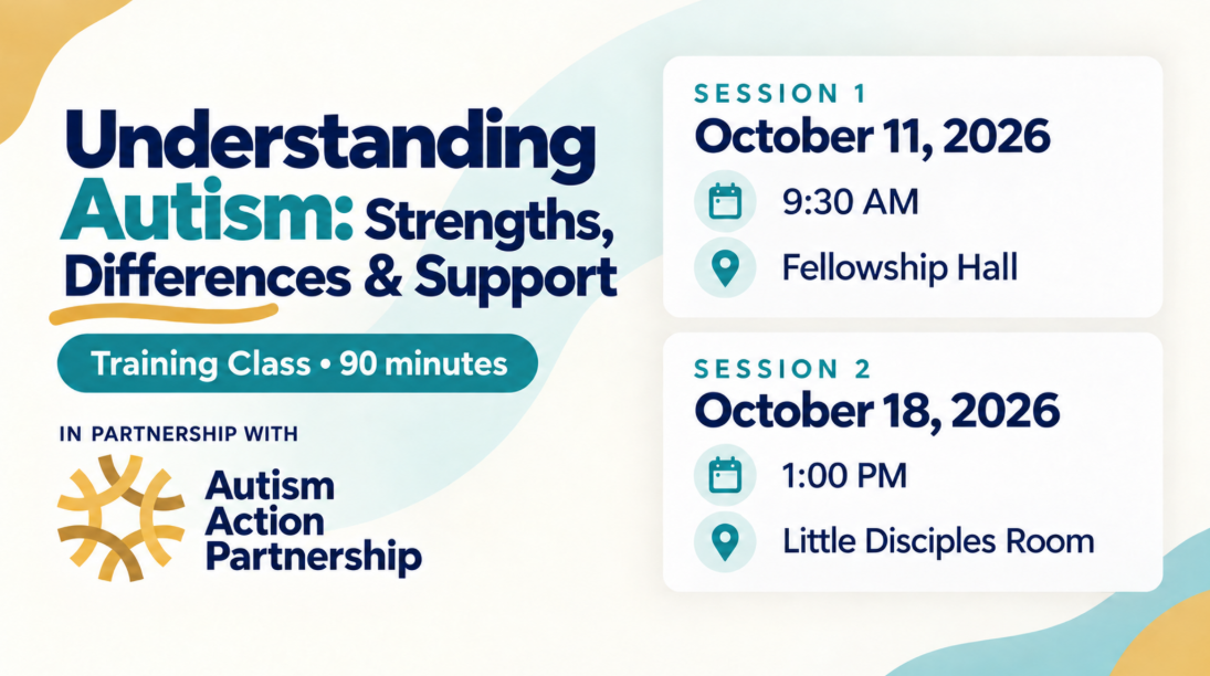 Autism Training Sessions at Messiah Lutheran Church